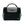 Kanga black and grey insulated lunch bag with top handle