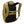 Back view of a tan Thule backpack showing padded shoulder straps and black mesh back panel
