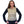Woman wearing a tan weighted vest over a long sleeve black shirt