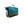 Kanga Coolers insulated beverage case in teal and green with white trim