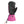 Seirus pink and black insulated winter mitten with adjustable wrist strap