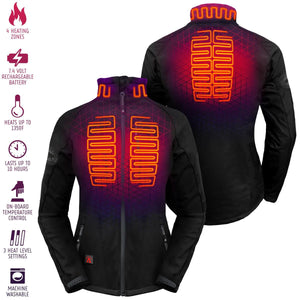 Aheata 7V Women's Softshell Battery Heated Jacket