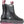 Korkers black waterproof ankle boot with grey trim and pink pull tabs