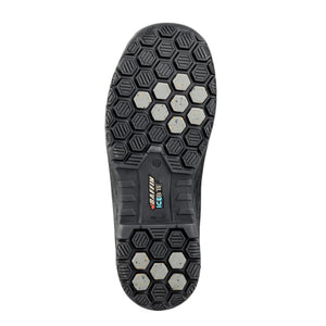 Baffin IceBite boot tread with hexagonal grip pattern