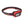Black Diamond Storm headlamp with red casing and adjustable elastic strap