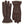 Hestra brown leather gloves with white fleece lining