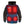 Detroit Lions heated varsity jacket with black sleeves and blue and red gradient body