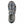Top view of grey and blue Korkers water sandal with toggle lacing