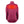 Back view of a magenta quilted heated jacket showing the internal heating element graphic across the upper back