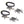 Black Diamond crampons with metal spikes and adjustable black straps