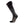 Therm-ic black heated ski sock with grey geometric pattern and battery attachment