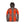 Brown hooded heated jacket with visible glowing red heating elements on chest and arms