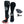 ActionHeat black battery heated socks with two power banks and a USB charging cable