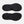 Under Armour black shoe outsoles with slip resistant tread pattern