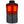 ActionHeat black and grey quilted heated vest with glowing orange heating elements on the chest