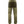 Back view of FjallRaven olive green trousers with dark brown reinforced seat
