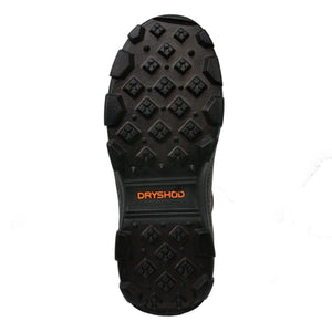 Black Dryshod waterproof boot treaded rubber outsole