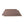 Brown rectangular camping ground sheet with corner tie down loops