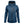 ActionHeat blue hooded softshell jacket with front zipper and chest pocket