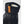 Hestra black leather glove cuff with orange pull tab and white fleece lining