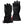 Gerbing black heated motorcycle gloves with wrist strap and power button