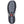 Baffin boot rubber outsole with grey traction lugs and red accents