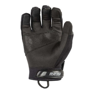 221B Tactical black glove with textured palm and finger grips