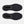 Top view of black Under Armour athletic shoes