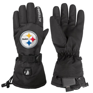 ActionHeat Pittsburgh Steelers 5V Battery Heated Gloves