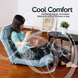 Zone Tech 12V High/ Low Temperature Control Cooling Full Seat Cover - Black