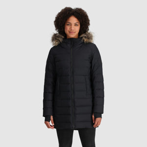 Outdoor Research Women's Coze Lux Down Parka (Bone, XS)