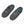 Pair of grey Dr Warm slippers with slip on design