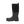 Black rubber and neoprene tall waterproof boot