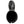 Top view of a black Korkers rubber boot showing the interior opening
