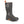 Muck brown and camouflage tall rubber hunting boot with orange pull tab and sole detail