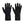 Dr Warm black heated gloves with power button and battery compartment