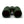 Olive green binoculars with a central focus wheel and black lenses