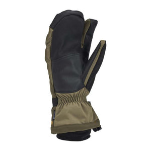 Kombi Junior's Storm Cuff 3-Finger Gloves (Black, L)
