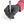Hand wearing a black touchscreen glove holding a pen