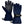 ActionHeat navy blue heated winter gloves with textured palms and adjustable wrist straps