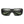 Smith Optics black wrap around sunglasses with green tinted lenses