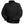 Black DeWalt heated softshell jacket with front zipper and stand collar
