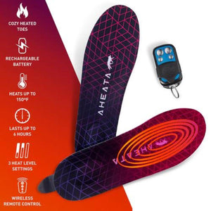 Open Box Aheata Rechargeable Heated Insoles with Remote