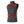 Grey sleeveless heated vest with front zipper and red heat zone graphics