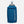 Nathan blue soft flask water bottle with grey cap