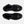 Top view of black Under Armour tactical boots with side zippers and lace up closure