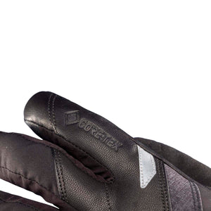 Zanier glove finger detail with embossed Gore-Tex logo