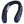 Gobi Heat navy blue wearable neck fan with metallic cooling plates