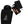 Black fabric pouch with battery pack and two AA batteries inserted