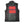 Back view of black heated vest showing glowing red heating elements